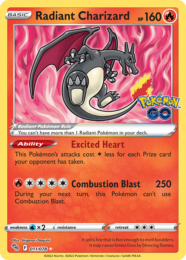 Radiant Charizard #11 – Pokemon GO
