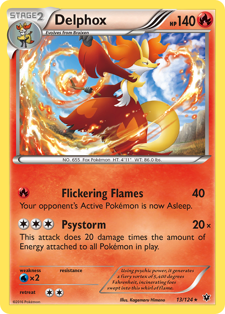 Delphox [Holo] #13 – Pokemon Fates Collide