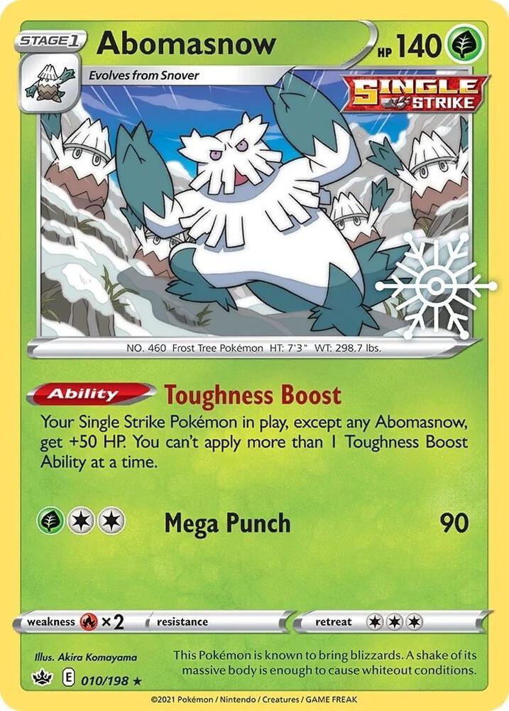 Abomasnow [Snowflake Stamp] #10 – Pokemon Chilling Reign