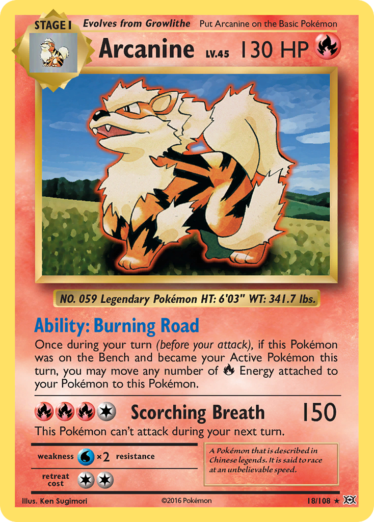 Arcanine #18 – Pokemon Evolutions
