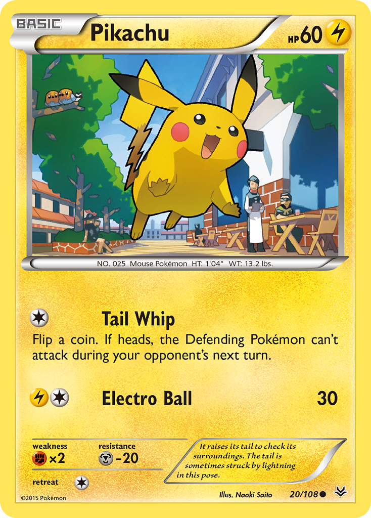 Pikachu #20 – Pokemon Roaring Skies