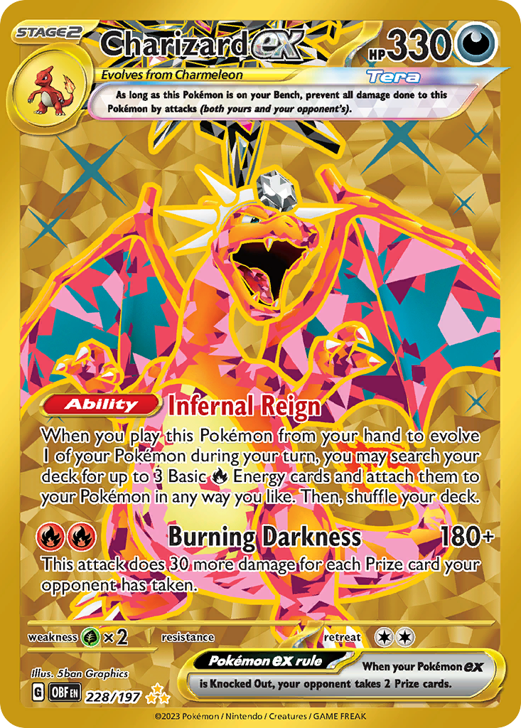 Charizard ex #228 – Pokemon Obsidian Flames