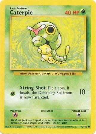 Caterpie #45 – Pokemon Base Set