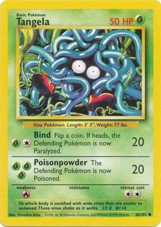 Tangela #66 – Pokemon Base Set