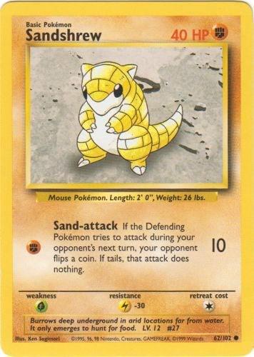 Sandshrew #62 – Pokemon Base Set