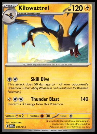 Kilowattrel #8 – Pokemon McDonalds 2023