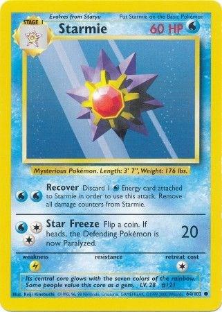 Starmie #64 – Pokemon Base Set