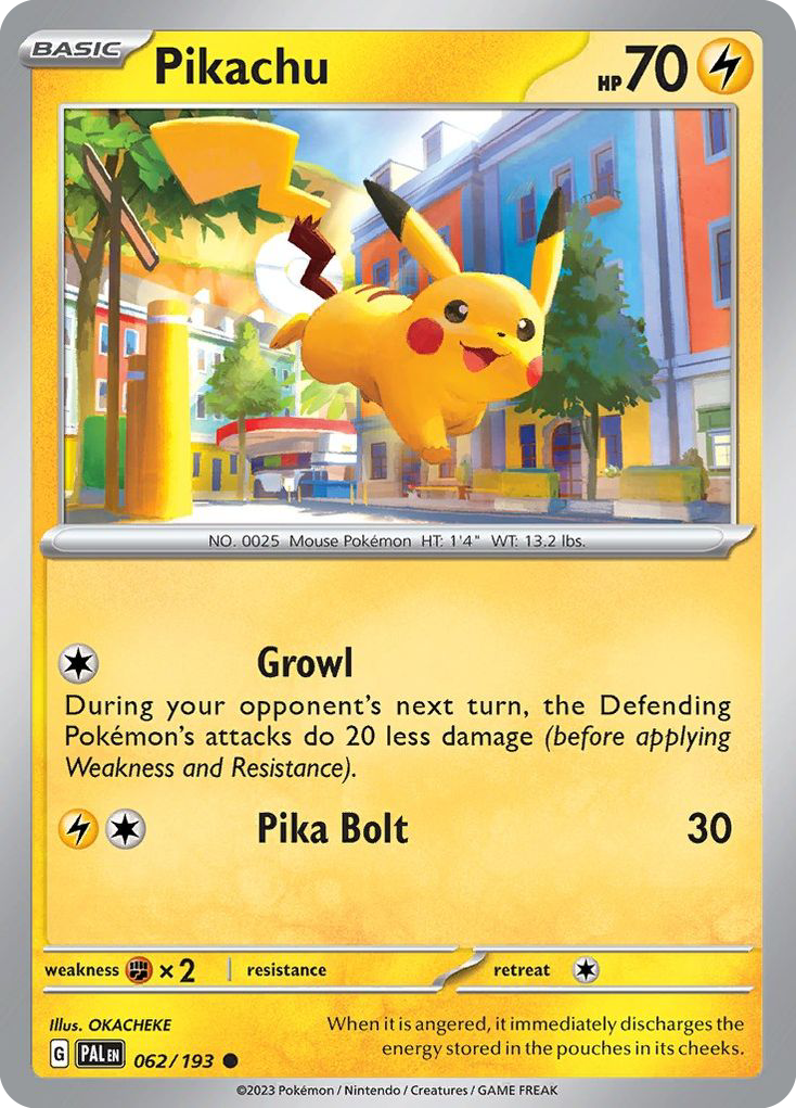 Pikachu #62 – Pokemon Paldea Evolved
