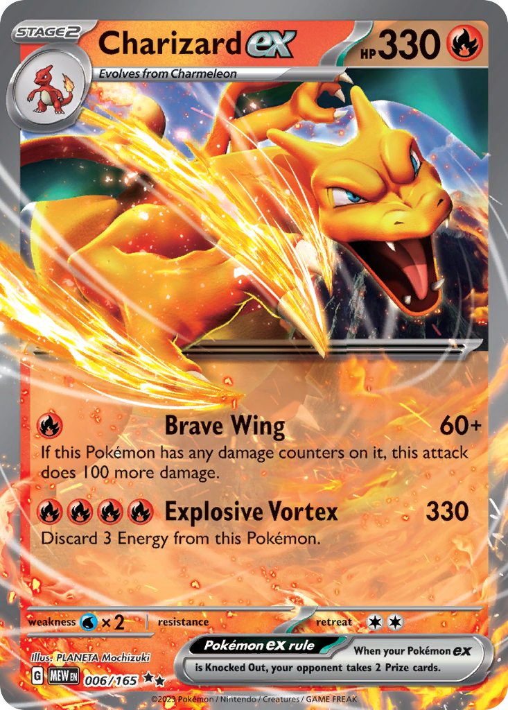 Charizard ex #6 – Pokemon Scarlet & Violet 151