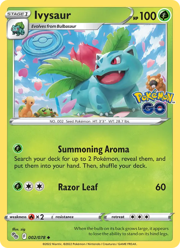 Ivysaur [Reverse Holo] #2 – Pokemon Go