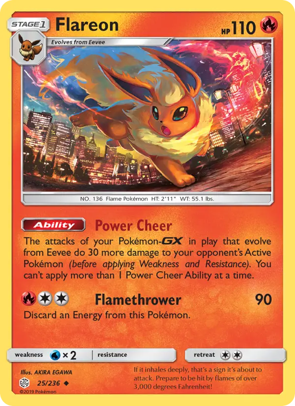 Flareon #25 – Pokemon Cosmic Eclipse