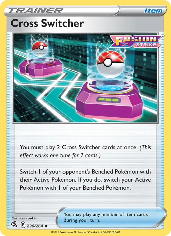 Cross Switcher [Reverse Holo] #230 – Pokemon Fusion Strike