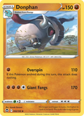 Donphan [Reverse Holo] #92 – Pokemon Silver Tempest