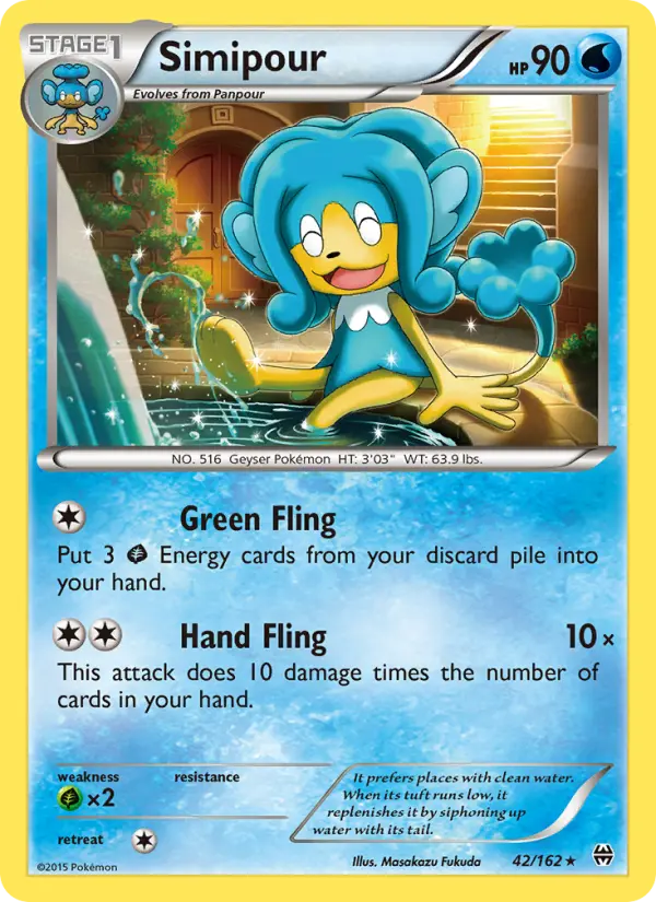 Simipour #42 – Pokemon BREAKthrough
