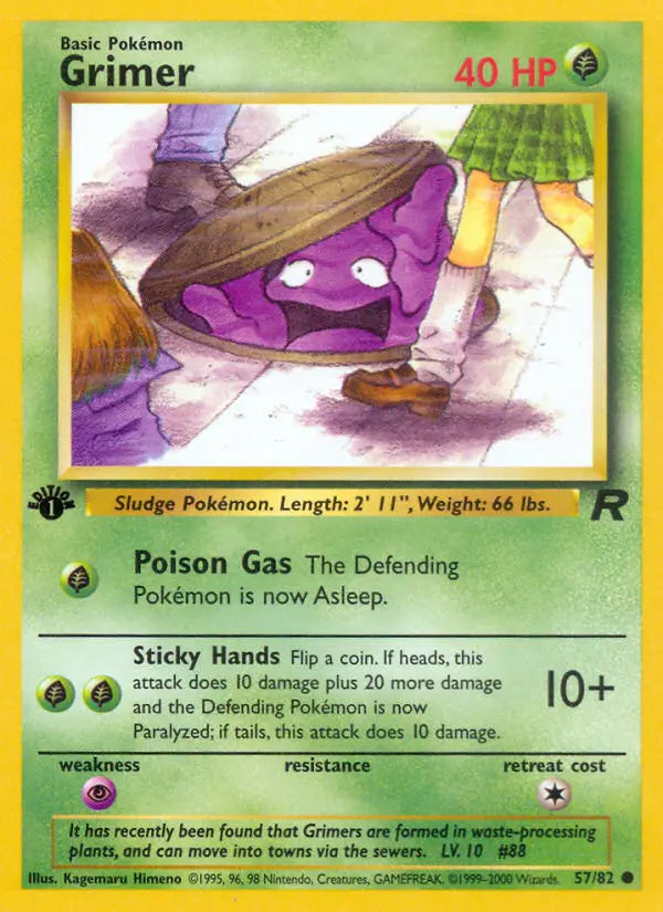 Grimer #57 – Pokemon Team Rocket