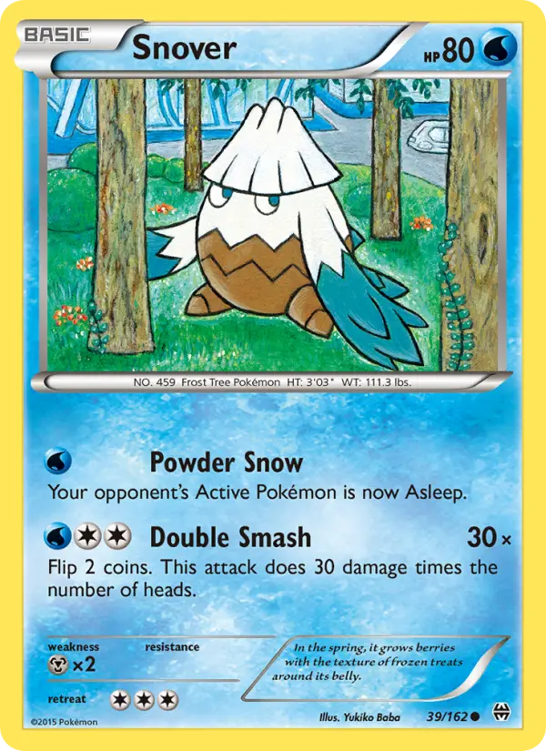 Snover [Reverse Holo] #39 – Pokemon BREAKthrough