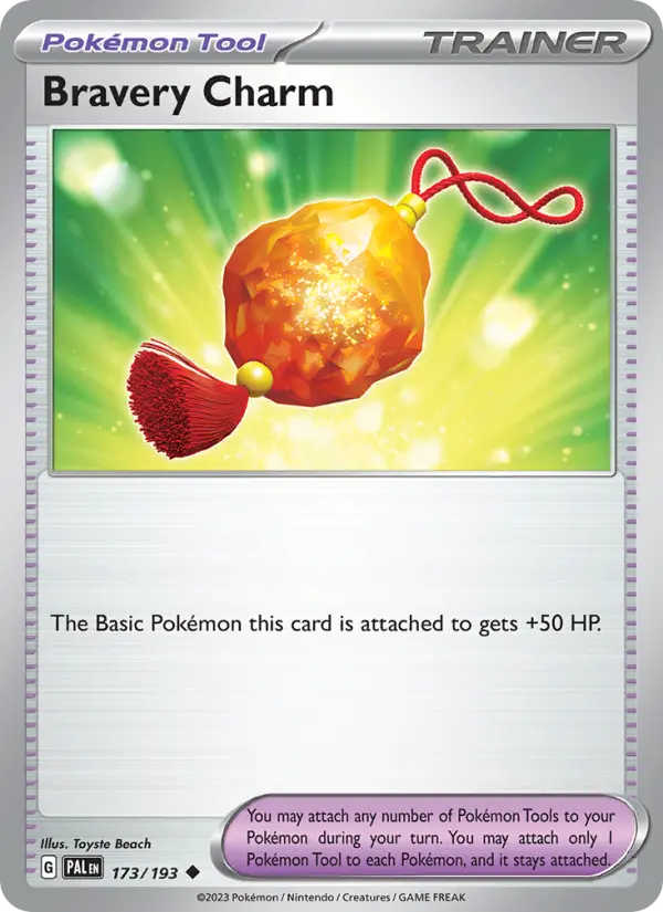 Bravery Charm #173 – Pokemon Paldea Evolved