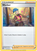 Worker [Reverse Holo] #167 – Pokemon Silver Tempest