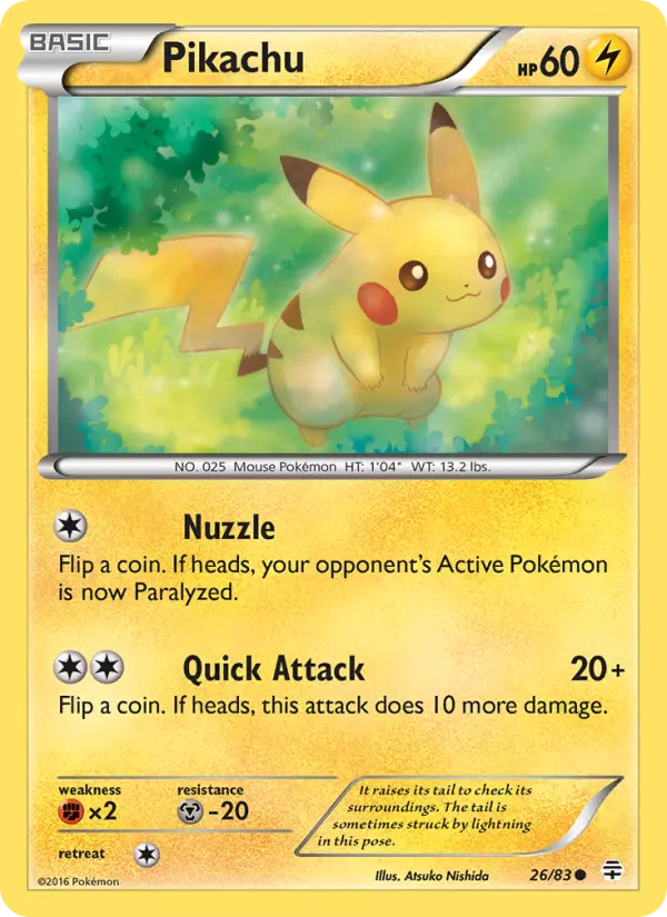 Pikachu #26 – Pokemon Generations
