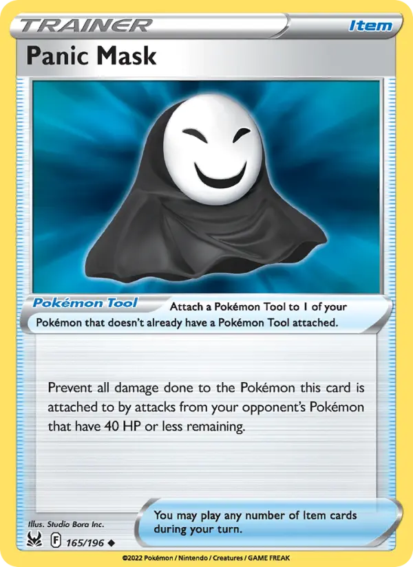Panic Mask [Reverse Holo] #165 – Pokemon Lost Origin